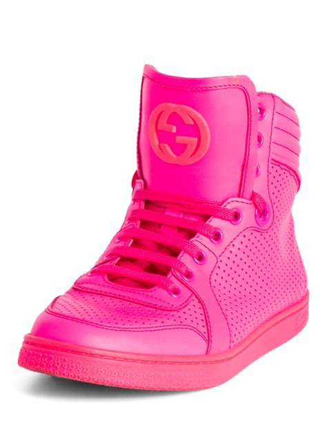 hot pink gucci coda sneakers|Gucci Leather GG Coda High Top Sneakers Hot Pink.